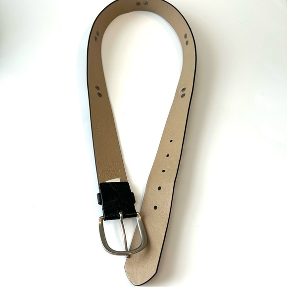 Western Faux Leather Butterfly Floral Embossed Black Belt Boho Festival - Picture 7 of 10